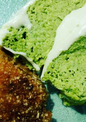 Una foto de Budín tipo suflé de brócoli