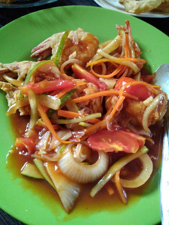 Cara Gampang Menyiapkan Udang crispy saos asam manis Bahan Sederhana