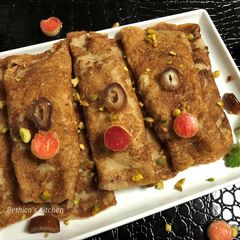 A picture of Sugar Free Patishapta Pithe.