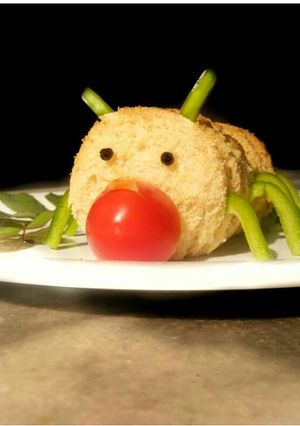 A picture of Caterpillar sandwich.