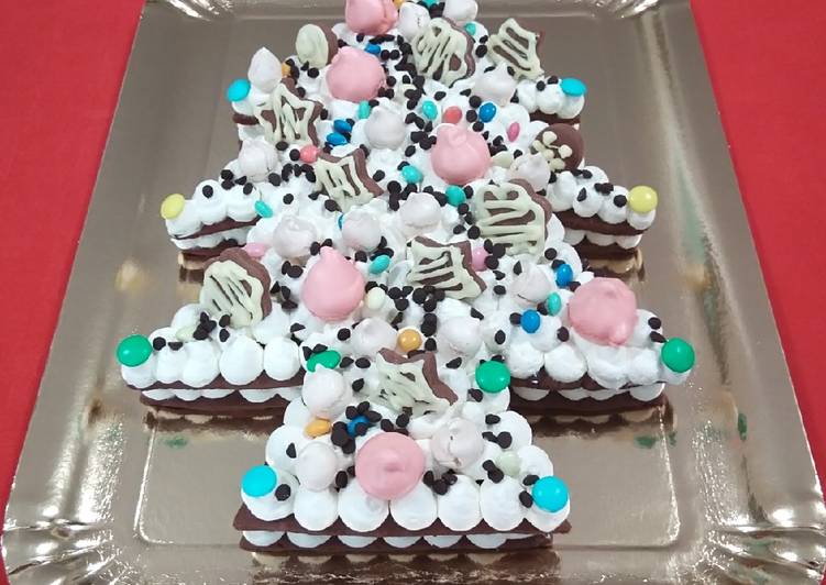 Albero di Natale cream tart