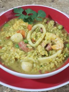 Una foto de Risotto Marinero