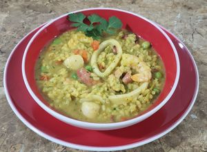 Una foto de Risotto Marinero