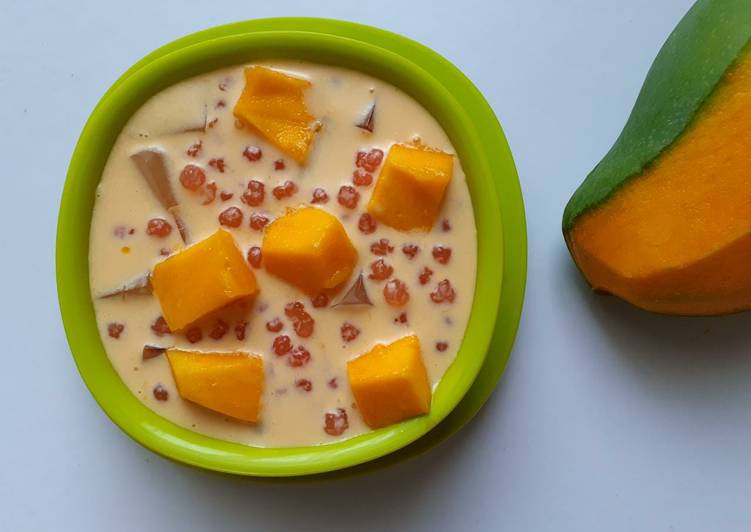 Cara Menyiapkan Mango Sago, Sempurna