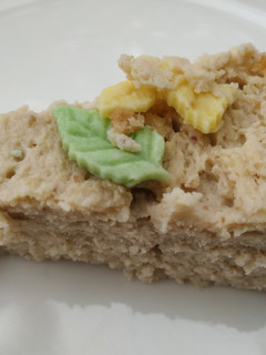 Una foto de Pastel de castaña y queso