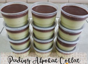 Foto resep Pudding Alpukat Coklat (versi cup 100 ml) 🥑🍫