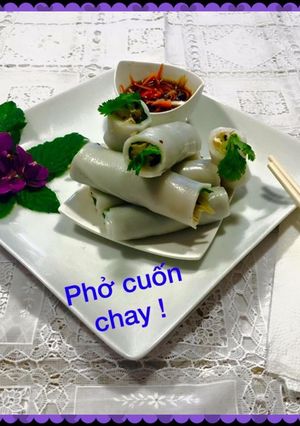 Hình của món Phở cuốn chay !.