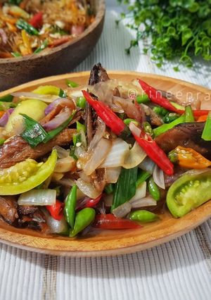 Foto resep Tongkol asin pedas manis