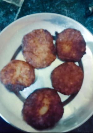A picture of Sabudana Tikki.