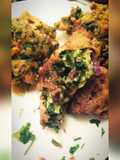 Croquetas con hoja de remolacha!