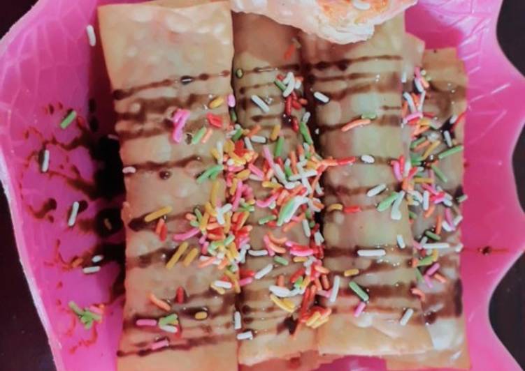 Resep Banana roll kulit lumpia yang Lezat