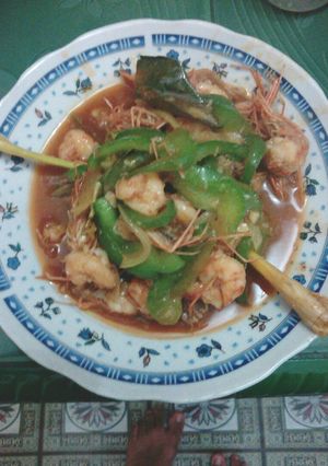 Foto resep Udang saus padang