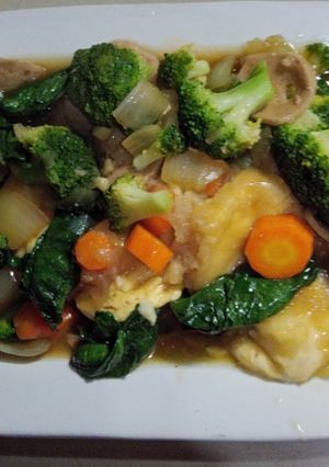 Foto resep Egg Tofu Saus Tiram