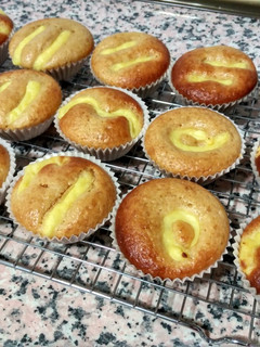 Una foto de Magdalenas con crema de rechupete!! 😋