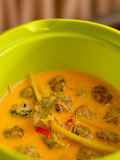 Foto resep Bola Daging Kuah Santan
