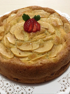 Una foto de Torta de Manzana fácil