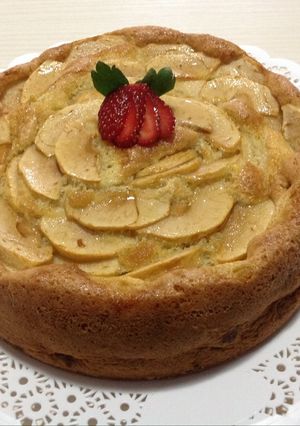 Una foto de Torta de Manzana fácil