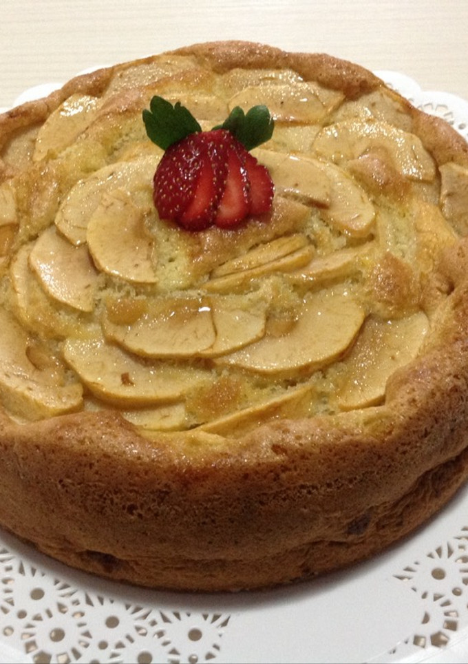 Una foto de Torta de Manzana fácil