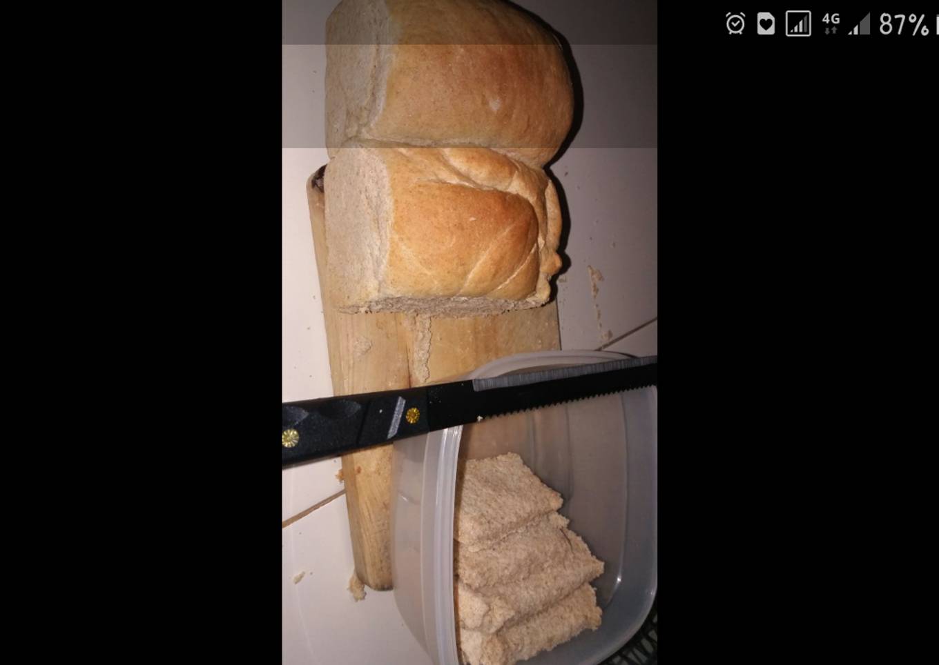 Honey whole wheat bread. Tanpa telur, gula dan susu