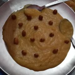 A picture of Beasn ka halwa.