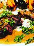 Whisky Tandoori Skirt Steak - Entraña en salsa Tandoori y Whisky con Pimentones Coloreados
