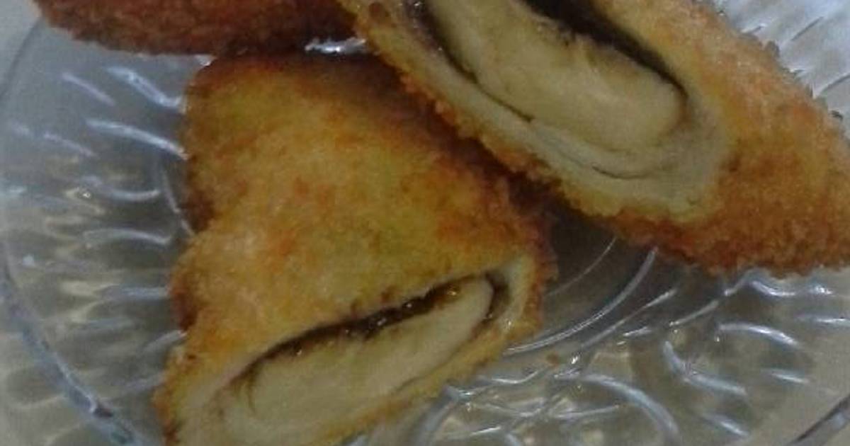 Resep Pisang Coklat Balut Roti Tawar oleh Rina Widodo 