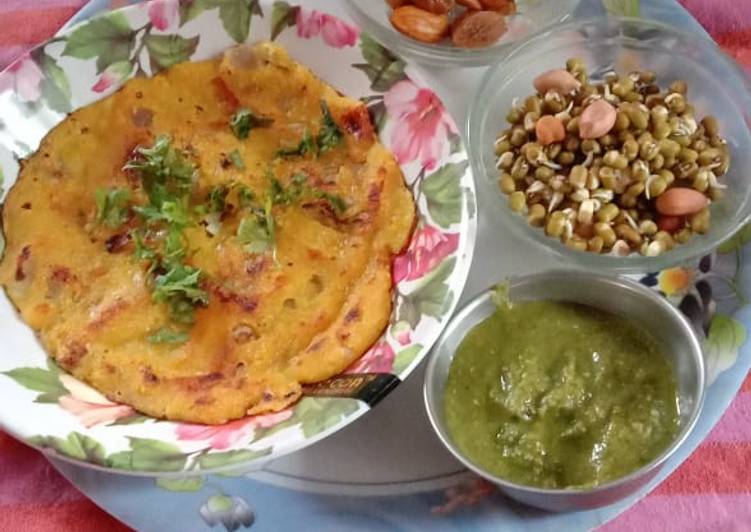 Recipe of Moog dal chilla in 16 Minutes for Family