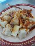 Boiled yam with mai da yaji