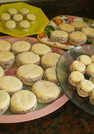 Una foto de Alfajores de maicena