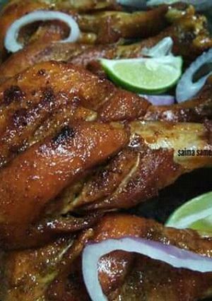 A picture of Chicken tikka #ramadankitayari.