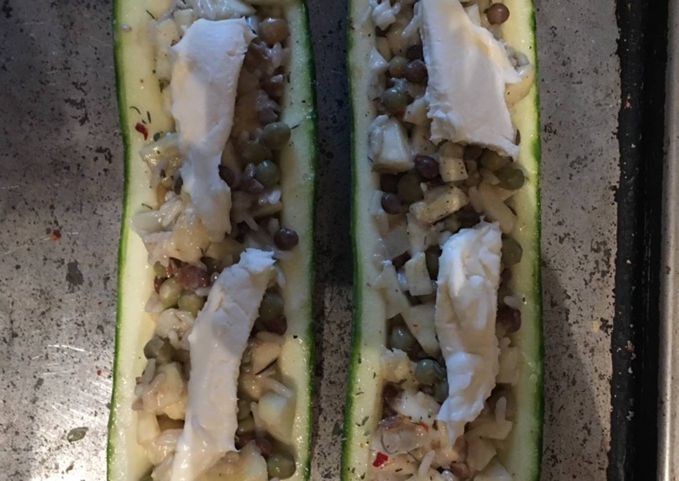 Zucchinis rellenos