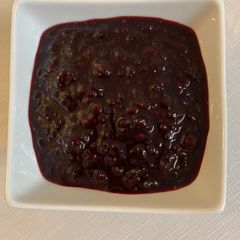 A picture of Blackberry jam.
