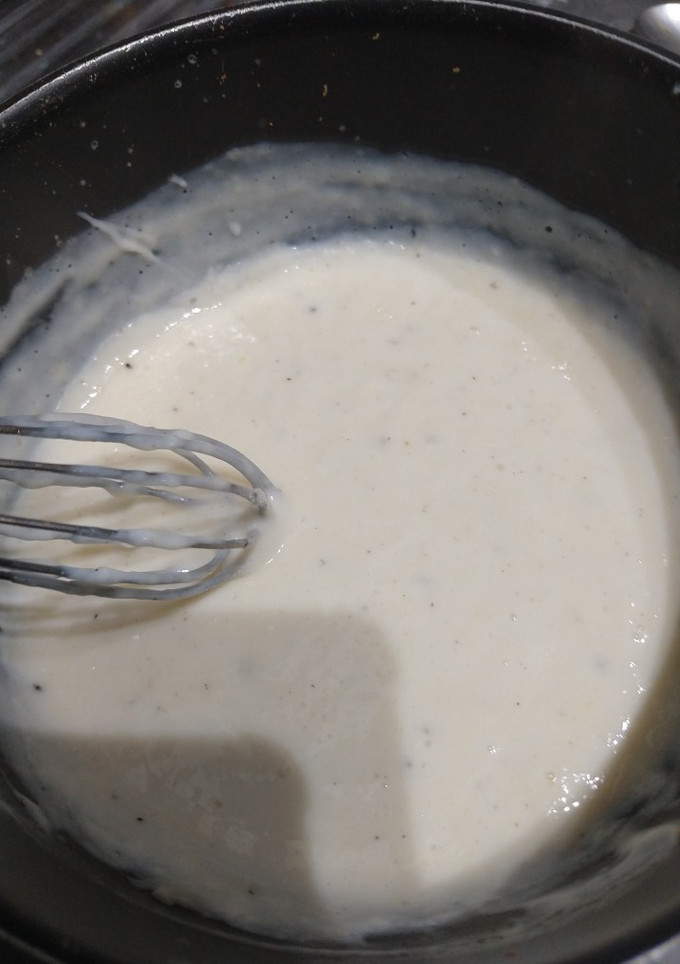 Una foto de Salsa blanca sin manteca