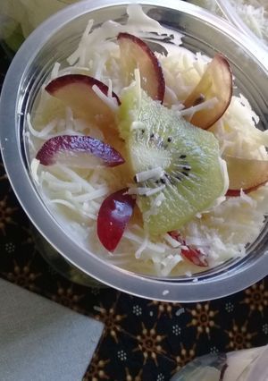 Foto resep Salad buah premium