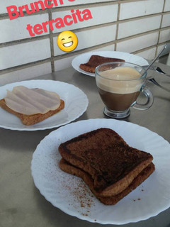 Una foto de Tostadas francesas sin huevo. Rápidas y muy fáciles