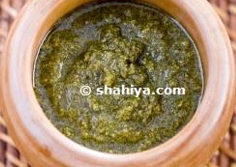 Recipe of Homemade Pesto Sauce