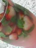 Strawberry and mint lemonade