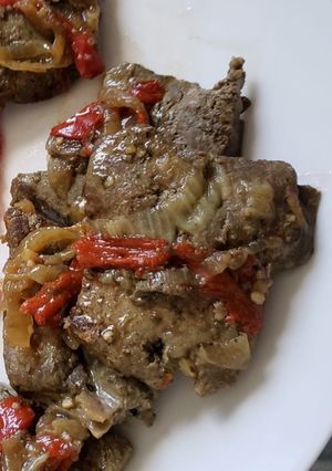 Una foto de Bifes de Hígado