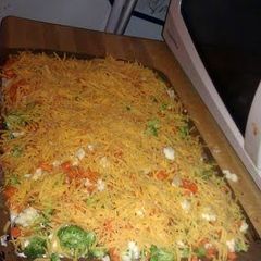 A picture of Veggie "Pizza".