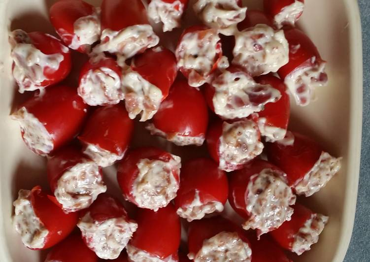 Steps to Make Homemade Cherry tomato BLT&#39;s