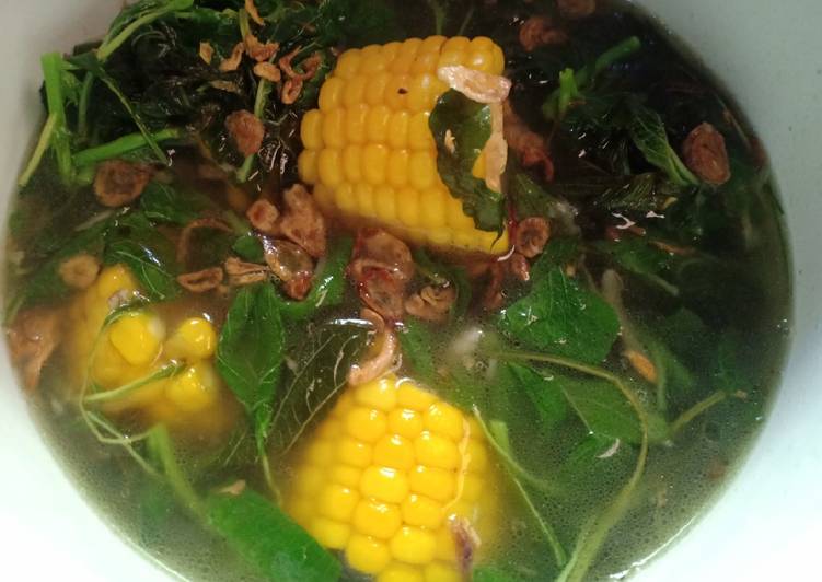 Sayur bayam mix jagung