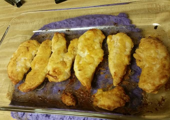 Simple Way to Prepare Quick Oven Fried Chicken (gluten-free)
