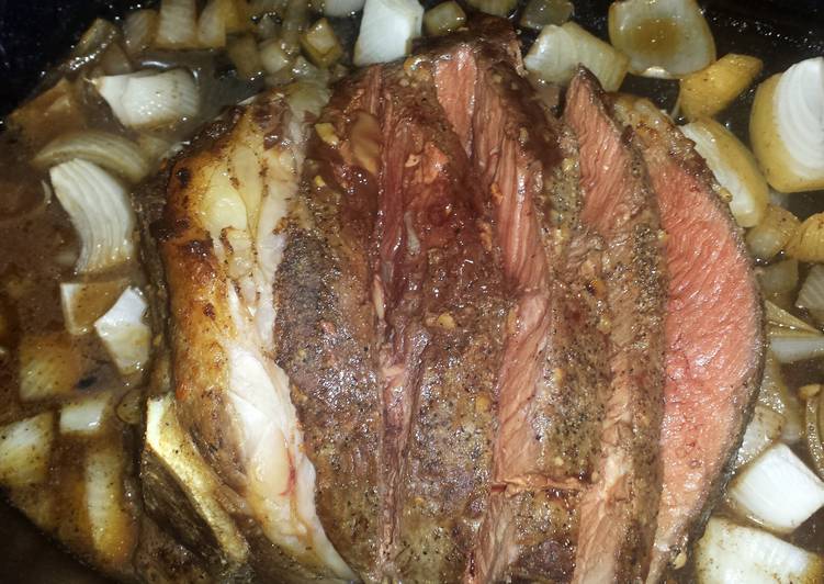 Easiest Way to Make Homemade rump roast/almost prime rib