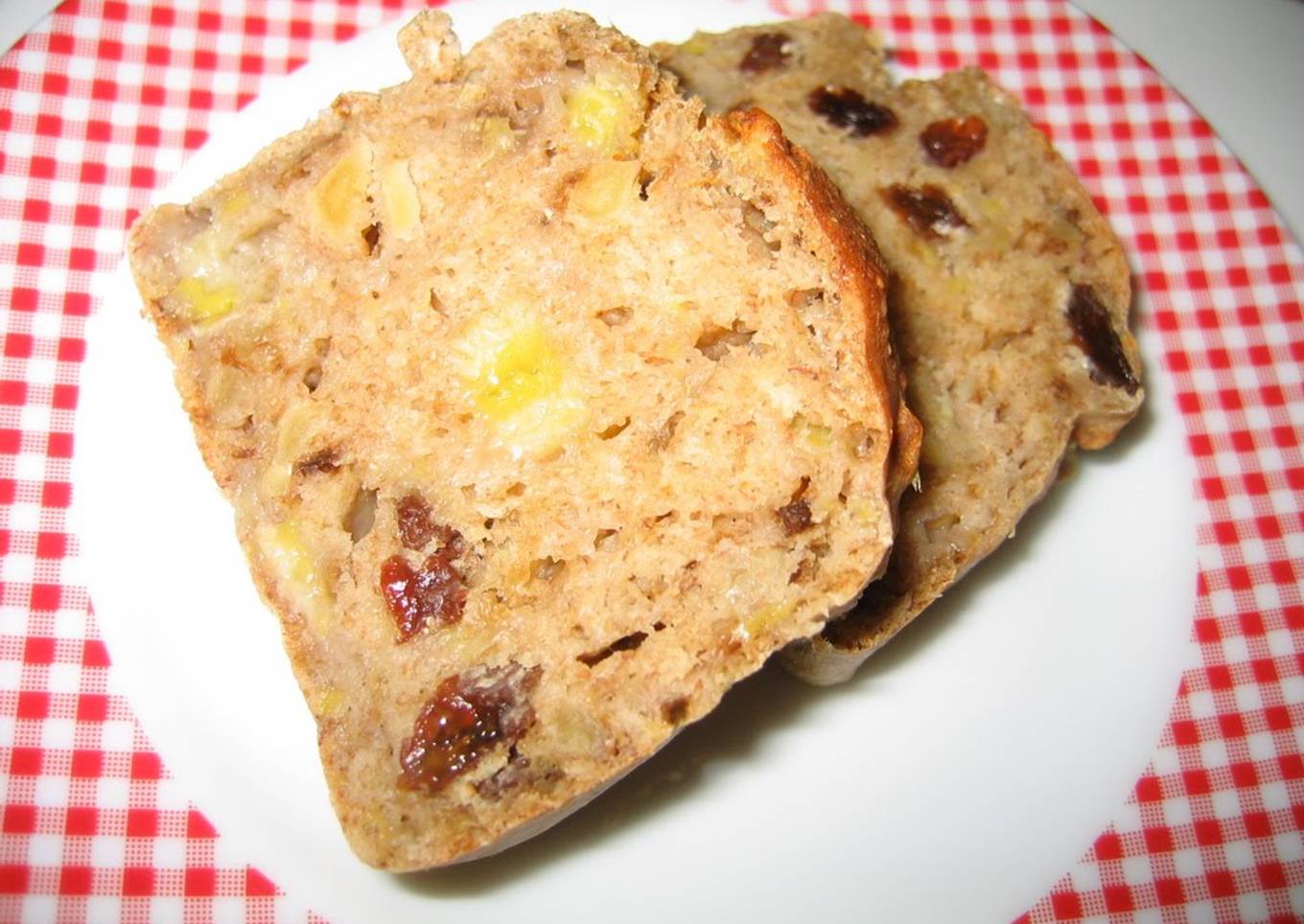 Oil-, Egg- and Sugar-Free Easy Banana Bread