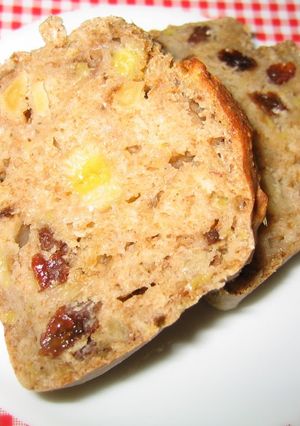 A picture of Oil-, Egg- and Sugar-Free Easy Banana Bread.