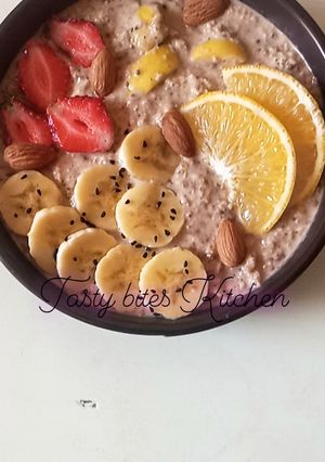 A picture of Overnight oats.
