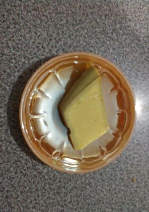Una foto de Gelatina de mango con queso
