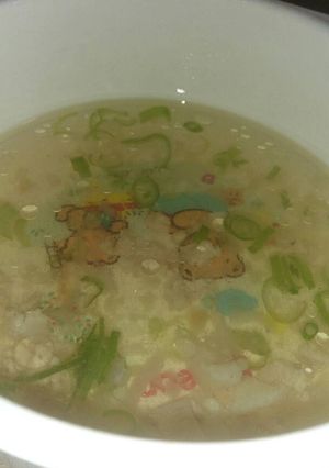 Foto resep Kuah kaldu nasi tim