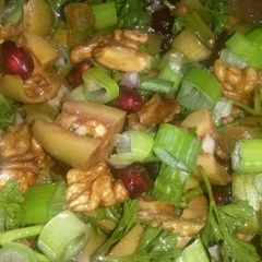 A picture of Sig's Scallion and Olive Salad.