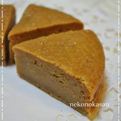 A picture of Easy with Pancake Mix Tofu and Roasted Soy Flour Cake.